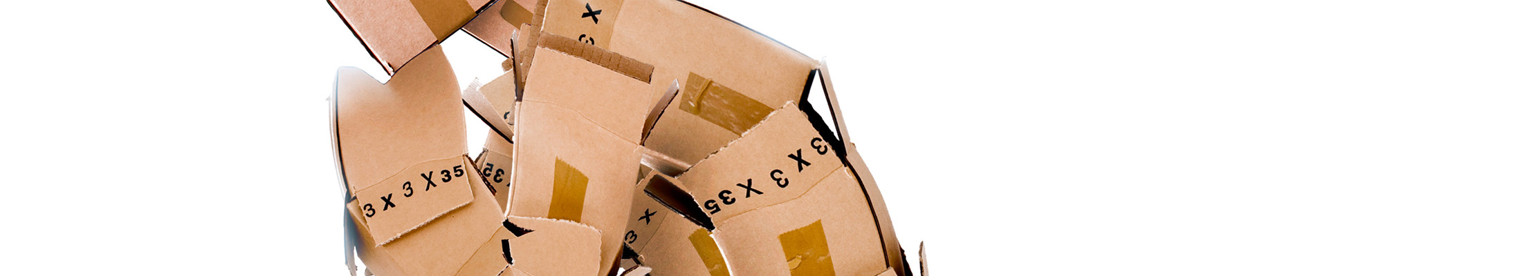 Man built from cartons