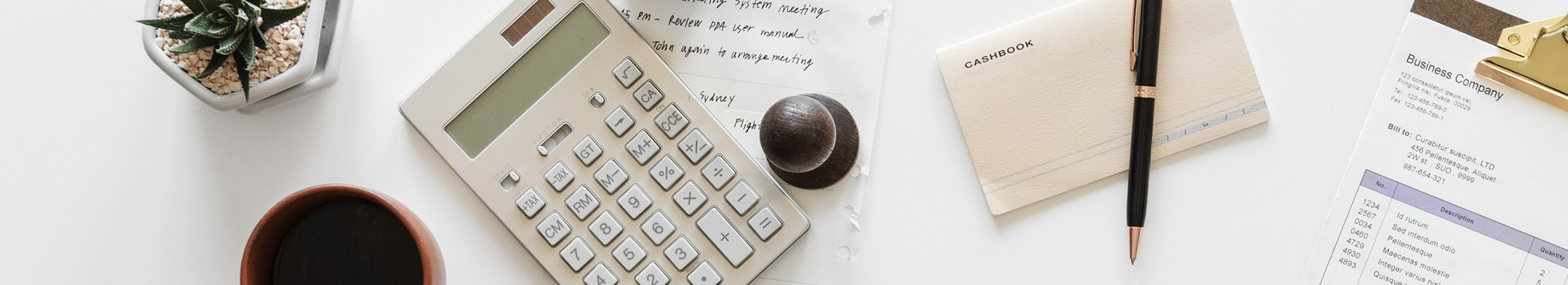Paper on a work desk