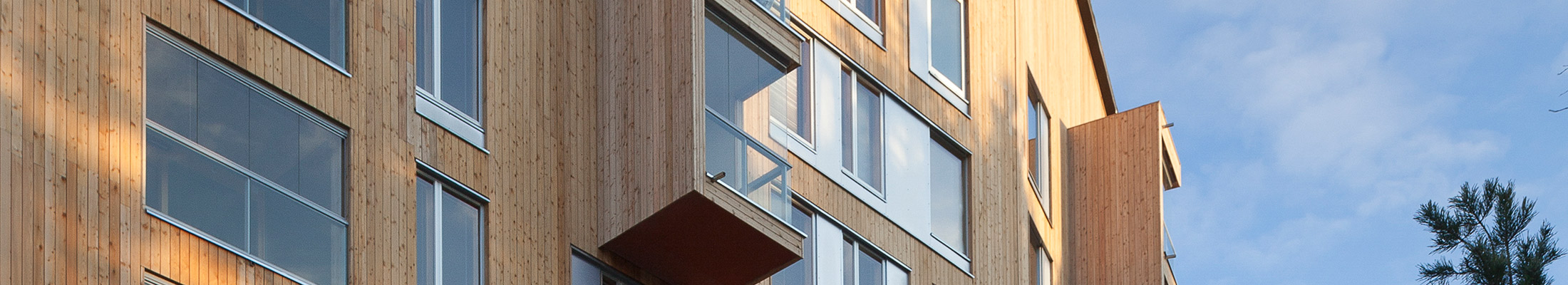 Wooden high-rise building