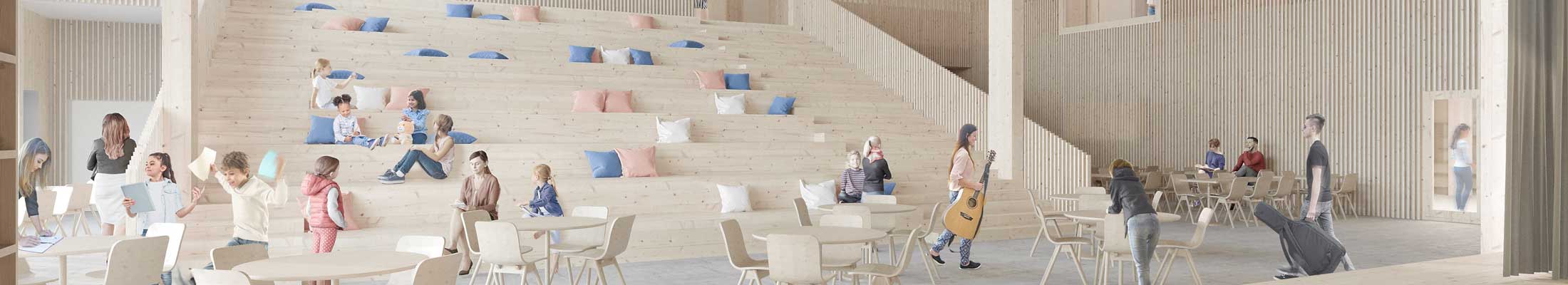 Finnish-Russian school, Helsinki, Image credit. AFKS – Arkkitehdit Frondelius+ Keppo+ Salmenperä