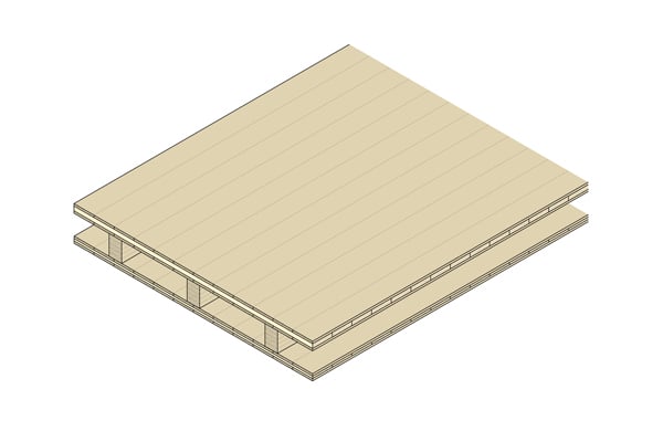 CLT rib panel type 2